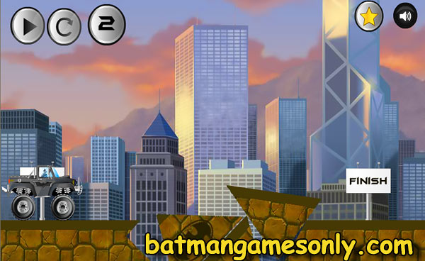 image of Batman Road Work: game scene level 2