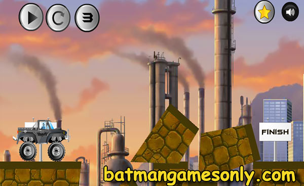 image of Batman Road Work: game scene level 3